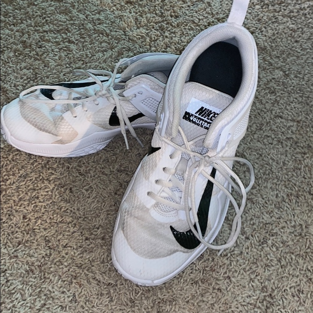 Women’s White Nike Volleyball Shoes